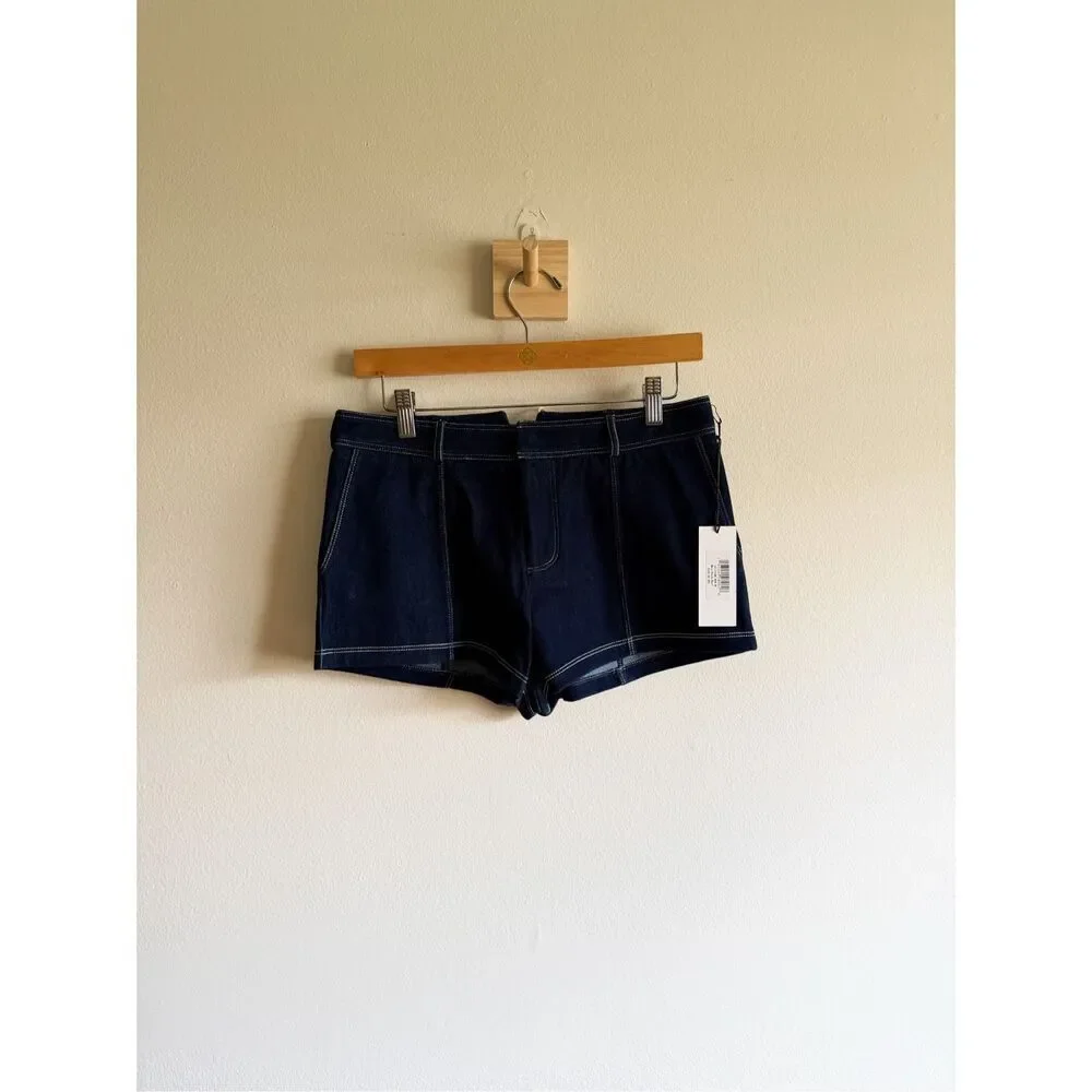 New Frankie’s Bikinis Mary Denim Shorts Size M